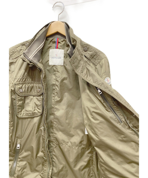 MONCLER（モンクレール）MONCLER (モンクレール) ナイロンジャケット カーキ サイズ:1の古着・服飾アイテム