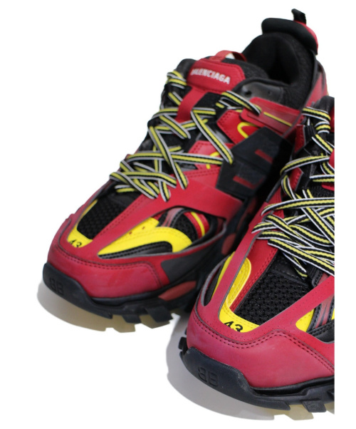 BALENCIAGA（バレンシアガ）BALENCIAGA (バレンシアガ) TRACK TRAINERS レッド サイズ:43 542023の古着・服飾アイテム