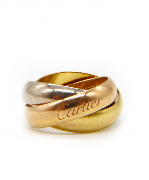 Cartier（カルティエ）Cartier (カルティエ) トリニティリング　LM サイズ:52（12号） 750の古着・服飾アイテム