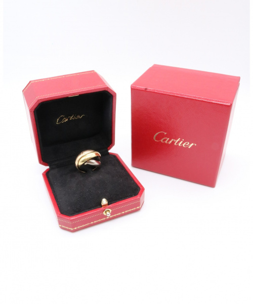 Cartier（カルティエ）Cartier (カルティエ) トリニティリング　LM サイズ:52（12号） 750の古着・服飾アイテム
