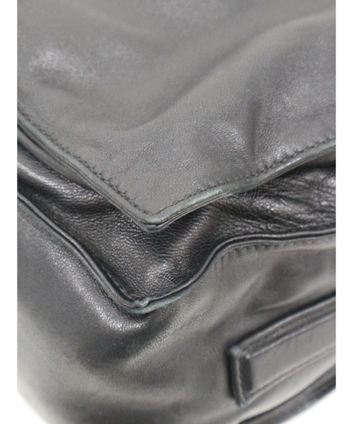 LOEWE（ロエベ）LOEWE (ロエベ) タッセルレザーショルダーバッグ ブラック フラメンコ30 011407の古着・服飾アイテム