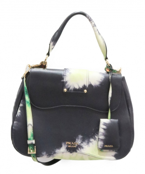 PRADA（プラダ）PRADA (プラダ) タイダイ2WAYバッグ ブラック シドニー 7/19の古着・服飾アイテム