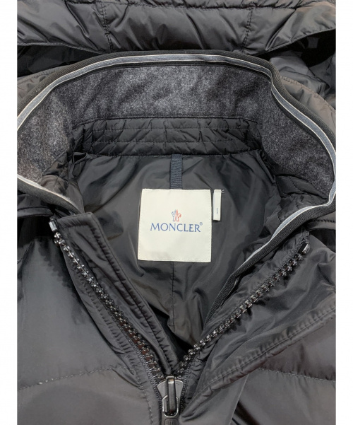 MONCLER（モンクレール）MONCLER (モンクレール) ダウンコート ブラック サイズ:1の古着・服飾アイテム