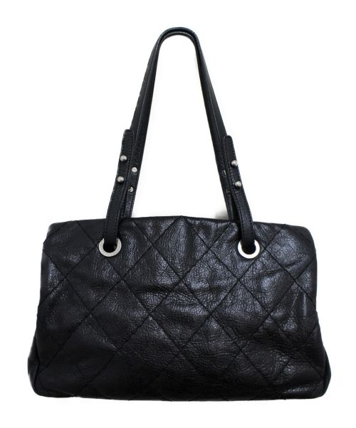 CHANEL（シャネル）CHANEL (シャネル) ワイルドステッチ ココマークトートバッグ ブラック サイズ:-の古着・服飾アイテム