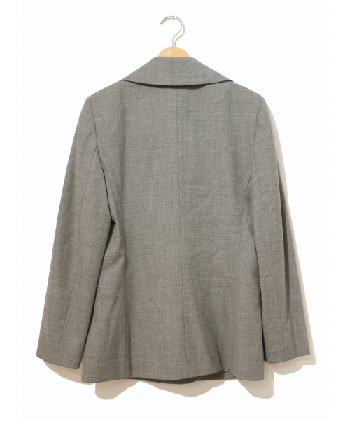 CELINE（セリーヌ）CELINE (セリーヌ) [OLD]ダブルジャケット グレー サイズ:38表記 オールドセリーヌ・フランス製代理店表記有の古着・服飾アイテム