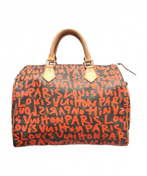 LOUIS VUITTON（ルイ ヴィトン）LOUIS VUITTON (ルイ ヴィトン) スピーディ30 ブラウン サイズ:30 モノグラム・グラフティ M93705の古着・服飾アイテム
