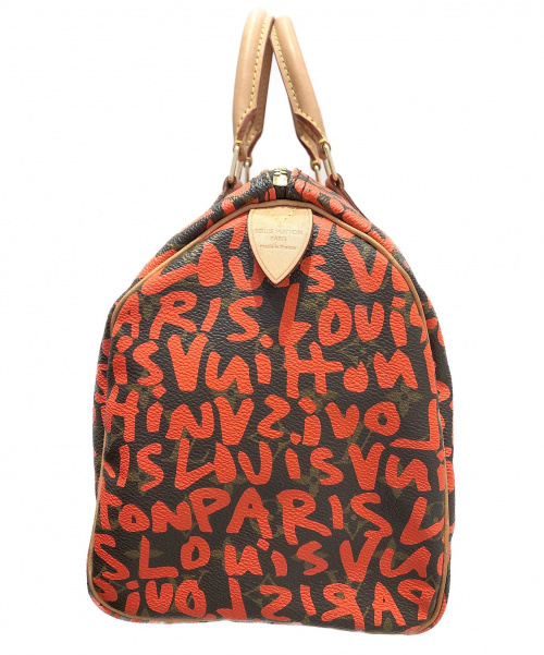 LOUIS VUITTON（ルイ ヴィトン）LOUIS VUITTON (ルイ ヴィトン) スピーディ30 ブラウン サイズ:30 モノグラム・グラフティ M93705の古着・服飾アイテム