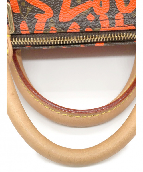 LOUIS VUITTON（ルイ ヴィトン）LOUIS VUITTON (ルイ ヴィトン) スピーディ30 ブラウン サイズ:30 モノグラム・グラフティ M93705の古着・服飾アイテム