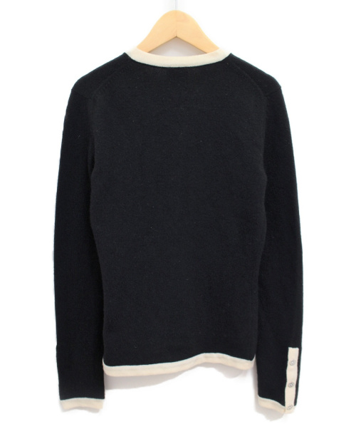 CHANEL（シャネル）CHANEL (シャネル) カシミヤカーディガン ブラック サイズ:36の古着・服飾アイテム