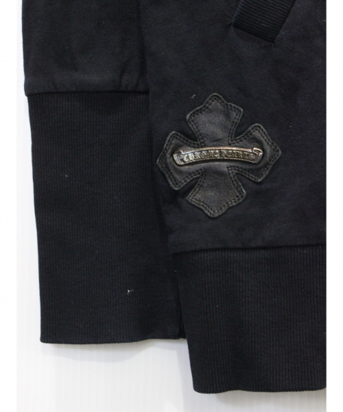 CHROME HEARTS（クロムハーツ）CHROME HEARTS (クロムハーツ) クロスボールカーディガン ブラック サイズ:Ｍの古着・服飾アイテム