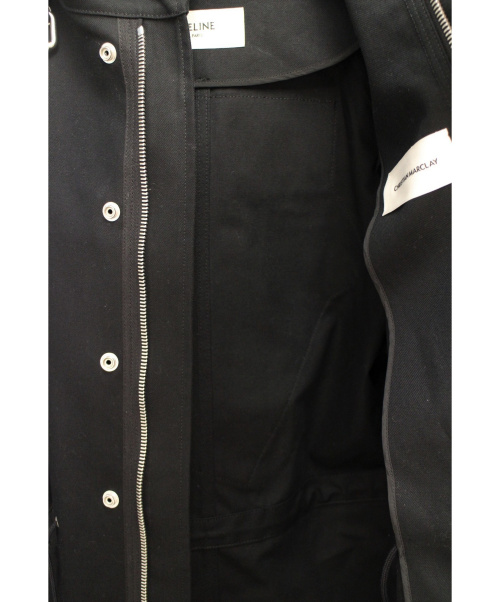 CELINE（セリーヌ）CELINE (セリーヌ) 19SS Military Parka ブラック サイズ:38の古着・服飾アイテム
