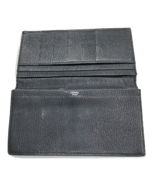 HERMES（エルメス）HERMES (エルメス) フレミング長財布 ブラック サイズ:-の古着・服飾アイテム