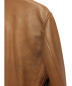 中古・古着 Maison Margiela (メゾンマルジェラ) レザーブルゾン ブラウン サイズ:48：39800円