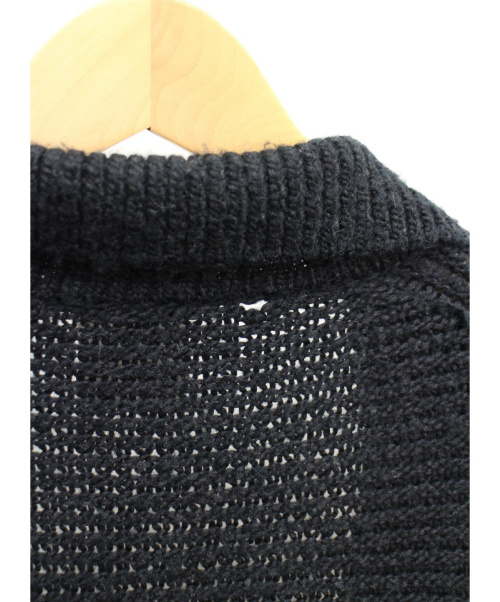 CHANEL（シャネル）CHANEL (シャネル) ローゲージニットコート ブラック サイズ:38の古着・服飾アイテム