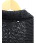 中古・古着 CHANEL (シャネル) ローゲージニットコート ブラック サイズ:38：44800円