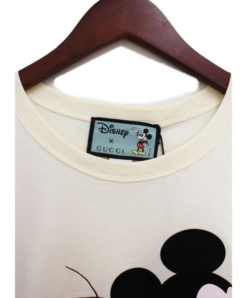 GUCCI（グッチ）GUCCI (グッチ) 20SS ×DISNEY Oversize T-shirt アイボリー サイズ:XSの古着・服飾アイテム
