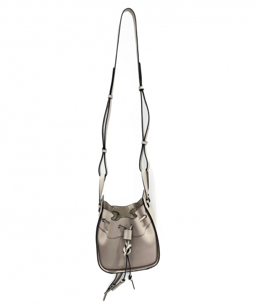 LOEWE（ロエベ）LOEWE (ロエベ) ミニハンモック2wayバッグ ベージュ サイズ:ミニ 314.12.V07の古着・服飾アイテム