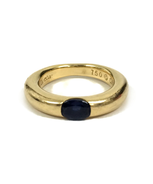 Cartier（カルティエ）Cartier (カルティエ) エリプス サファイヤ D25297 K18(750)/総重量7.2gの古着・服飾アイテム