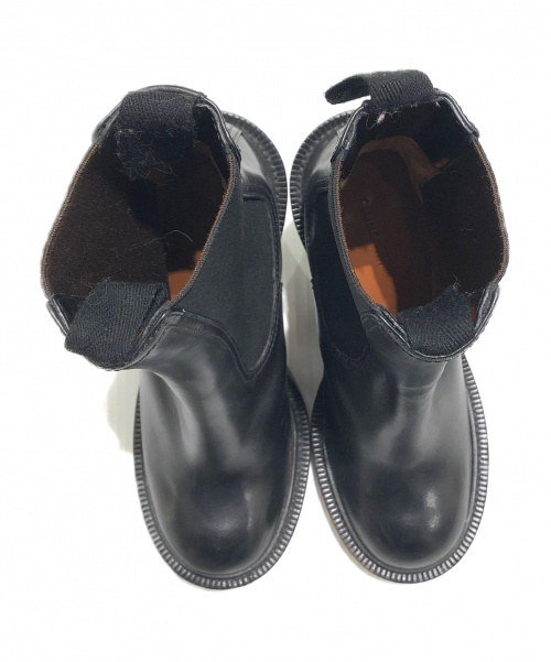 CELINE（セリーヌ）CELINE (セリーヌ) チャンキーヒールサイドゴアブーツ ブラック サイズ:36 1/2の古着・服飾アイテム