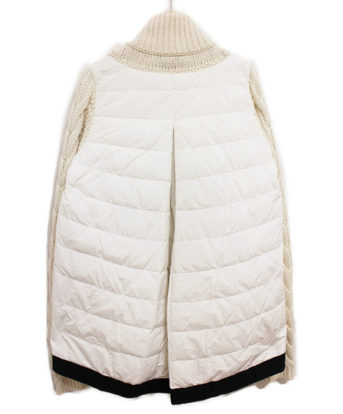 MONCLER（モンクレール）MONCLER (モンクレール) MAGLIONE TRICOT CARDIGAN アイボリー サイズ:Mの古着・服飾アイテム