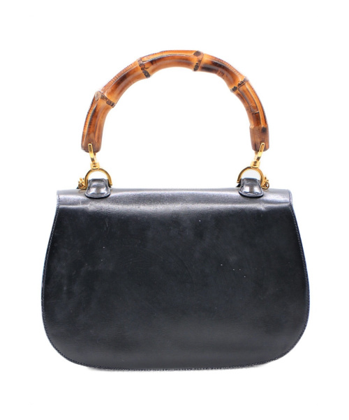 GUCCI（グッチ）GUCCI (グッチ) バンブー2WAYショルダーバッグ ブラック サイズ:- 000 1227 0633の古着・服飾アイテム