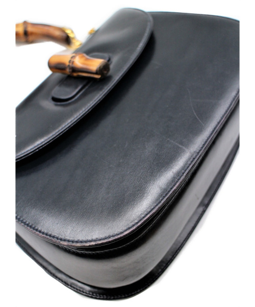 GUCCI（グッチ）GUCCI (グッチ) バンブー2WAYショルダーバッグ ブラック サイズ:- 000 1227 0633の古着・服飾アイテム