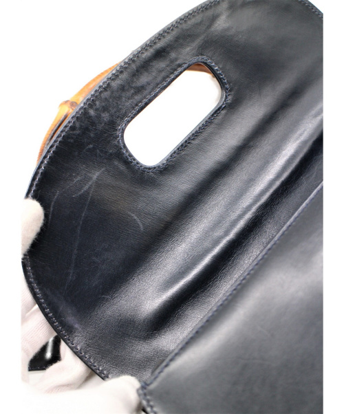 GUCCI（グッチ）GUCCI (グッチ) バンブー2WAYショルダーバッグ ブラック サイズ:- 000 1227 0633の古着・服飾アイテム