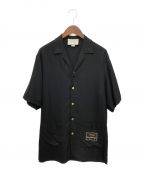 GUCCIグッチ）の古着「20SS Orgasmiqueボーリングシャツ」｜ブラック