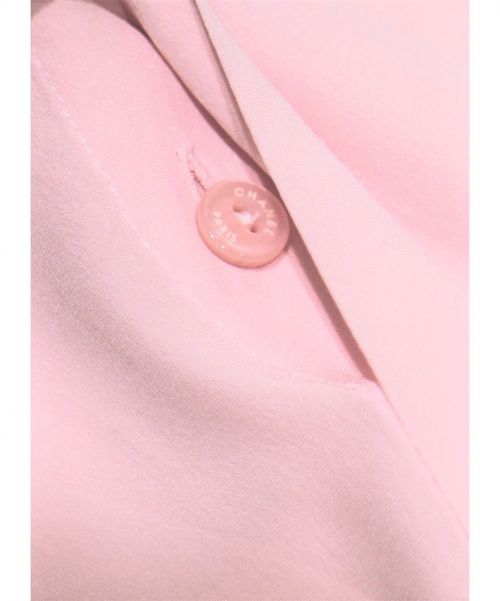 CHANEL（シャネル）CHANEL (シャネル) シルクシャツ ピンク サイズ:36の古着・服飾アイテム