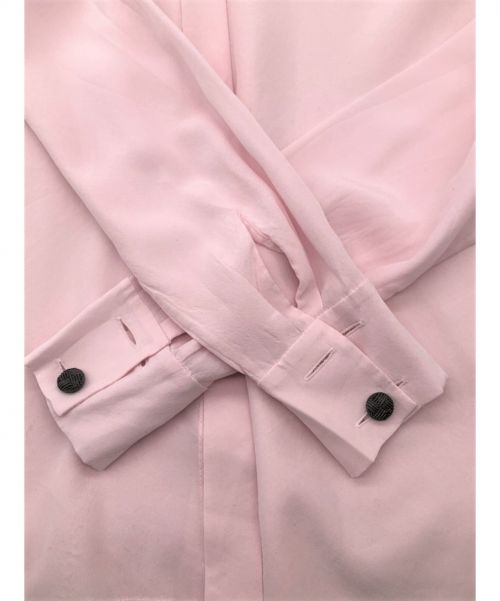 CHANEL（シャネル）CHANEL (シャネル) シルクシャツ ピンク サイズ:36の古着・服飾アイテム