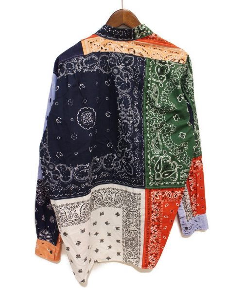 LOEWE（ロエベ）LOEWE (ロエベ) 19SS 再構築バンダナシャツ マルチカラー サイズ:Mの古着・服飾アイテム