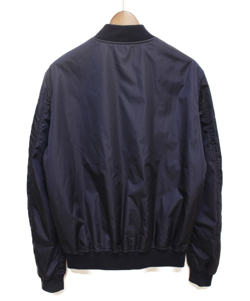 GUCCI（グッチ）GUCCI (グッチ) 19SS リバーシブルGGジャガードボンバージャケット ネイビー サイズ:48の古着・服飾アイテム