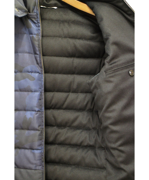 VALENTINO（ヴァレンティノ）VALENTINO (バレンティノ) カシミヤ混ダウンジャケット ネイビー サイズ:Mの古着・服飾アイテム