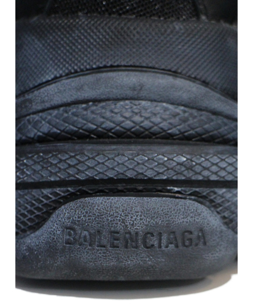BALENCIAGA（バレンシアガ）BALENCIAGA (バレンシアガ) Triple S ブラック サイズ:27 未使用品 triple S 534162/W09O1/1000の古着・服飾アイテム