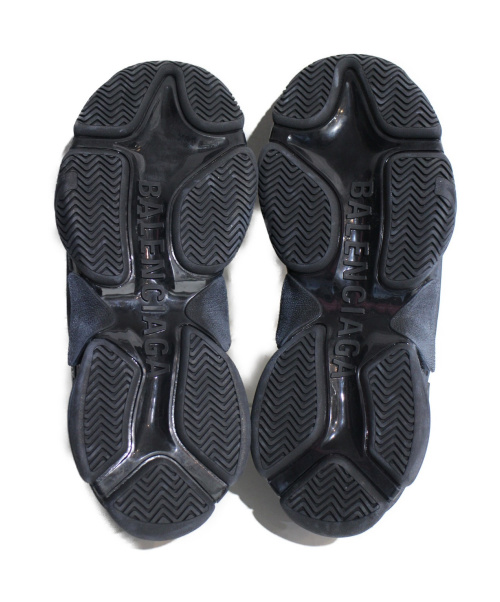 BALENCIAGA（バレンシアガ）BALENCIAGA (バレンシアガ) Triple S ブラック サイズ:27 未使用品 triple S 534162/W09O1/1000の古着・服飾アイテム
