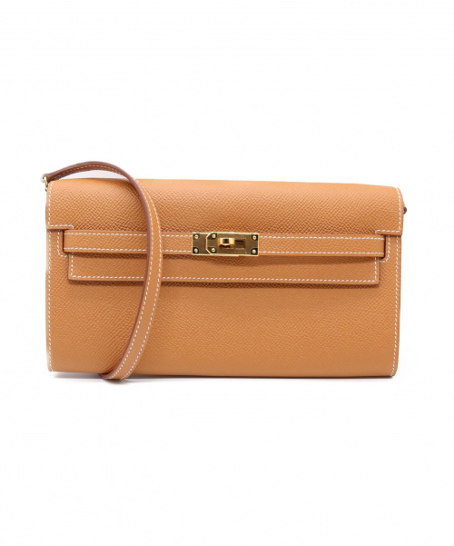 HERMES（エルメス）HERMES (エルメス) ケリートゥーゴー ゴールド サイズ:- ヴォーエプソン  Y刻印　2020最新の古着・服飾アイテム