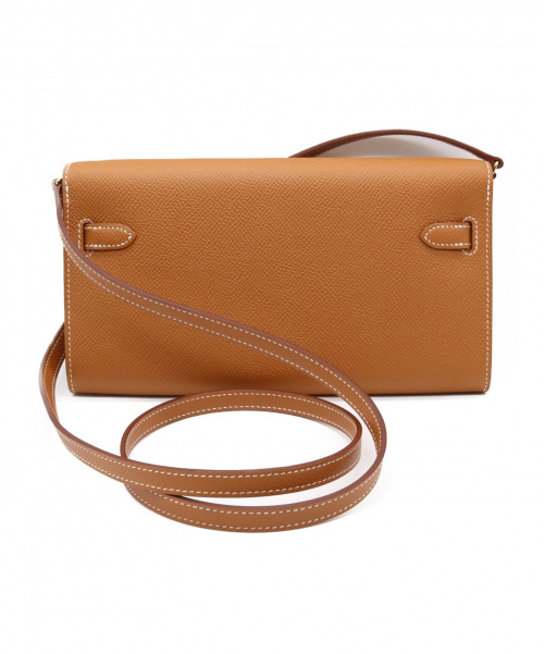 HERMES（エルメス）HERMES (エルメス) ケリートゥーゴー ゴールド サイズ:- ヴォーエプソン  Y刻印　2020最新の古着・服飾アイテム