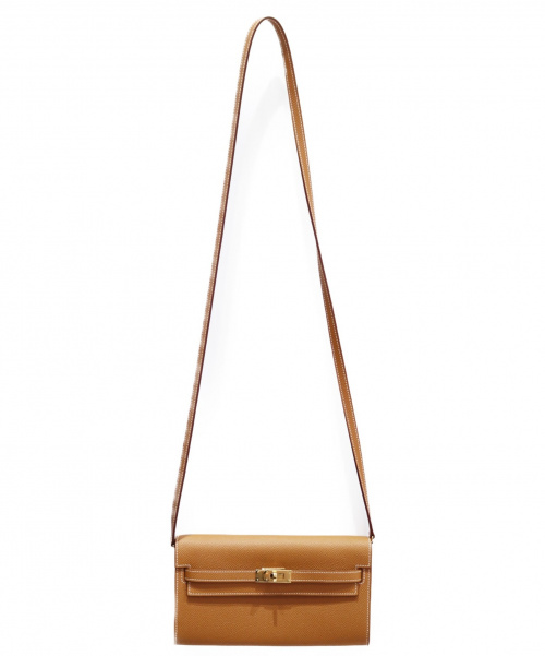 HERMES（エルメス）HERMES (エルメス) ケリートゥーゴー ゴールド サイズ:- ヴォーエプソン  Y刻印　2020最新の古着・服飾アイテム