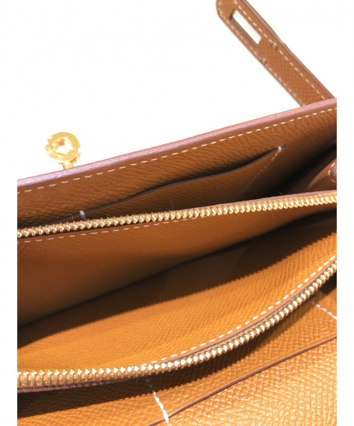 HERMES（エルメス）HERMES (エルメス) ケリートゥーゴー ゴールド サイズ:- ヴォーエプソン  Y刻印　2020最新の古着・服飾アイテム