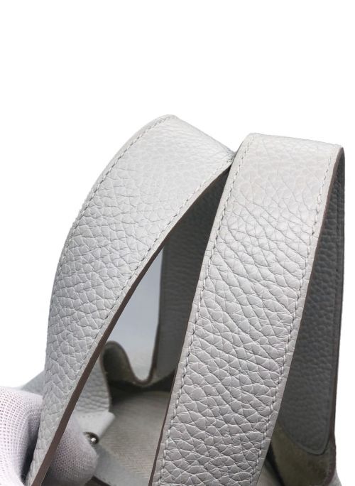 HERMES（エルメス）HERMES (エルメス) ピコタンロックGM GRIS PERLE（パールグレー） サイズ:GMの古着・服飾アイテム