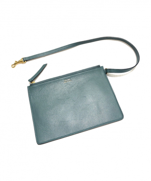 CELINE（セリーヌ）CELINE (セリーヌ) ツイステッドカバショルダーバッグ スカイブルー サイズ:ｰ 177053 F-BG-1156の古着・服飾アイテム
