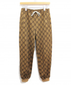 GUCCIグッチ）の古着「20AW テクニカルジャージーパンツ」｜ブラウン