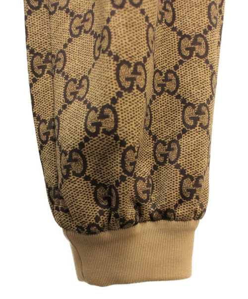GUCCI（グッチ）GUCCI (グッチ) 20AW テクニカルジャージーパンツ ブラウン サイズ:XS GG柄の古着・服飾アイテム