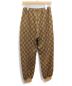 GUCCI (グッチ) 20AW テクニカルジャージーパンツ ブラウン サイズ:XS GG柄：64800円
