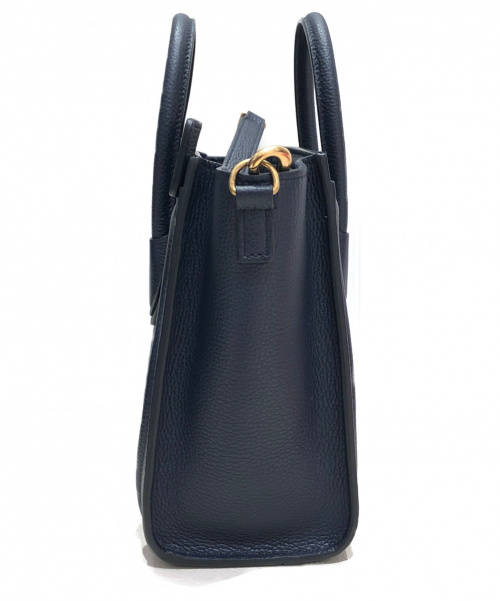 CELINE（セリーヌ）CELINE (セリーヌ) ラゲージナノショッパー ネイビー サイズ:ナノの古着・服飾アイテム