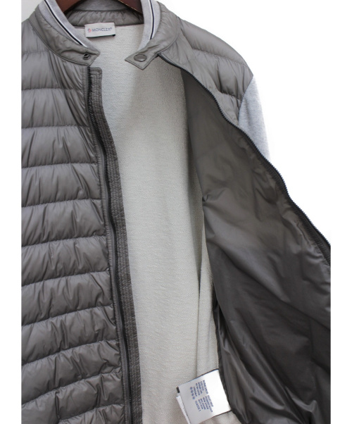 MONCLER（モンクレール）MONCLER (モンクレール) MAGLIA CARDIGAN グレー サイズ:XLの古着・服飾アイテム