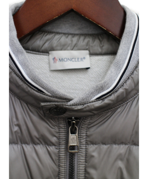 MONCLER（モンクレール）MONCLER (モンクレール) MAGLIA CARDIGAN グレー サイズ:XLの古着・服飾アイテム