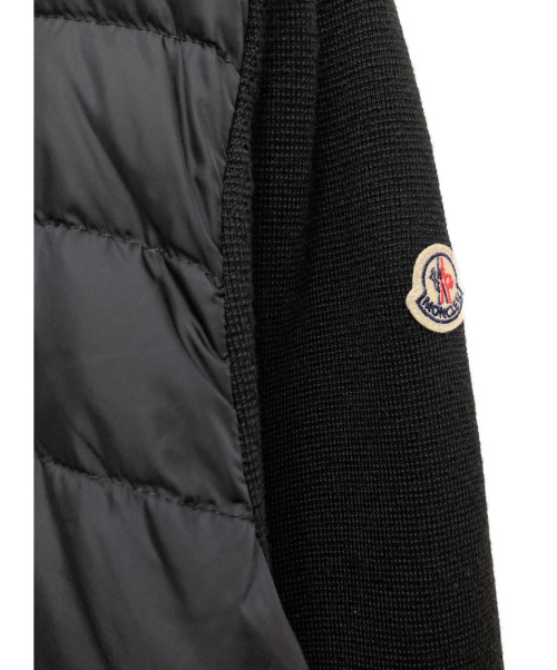 MONCLER（モンクレール）MONCLER (モンクレール) MAGLIONE TRICOT CARDIGAN ブラック サイズ:Lの古着・服飾アイテム