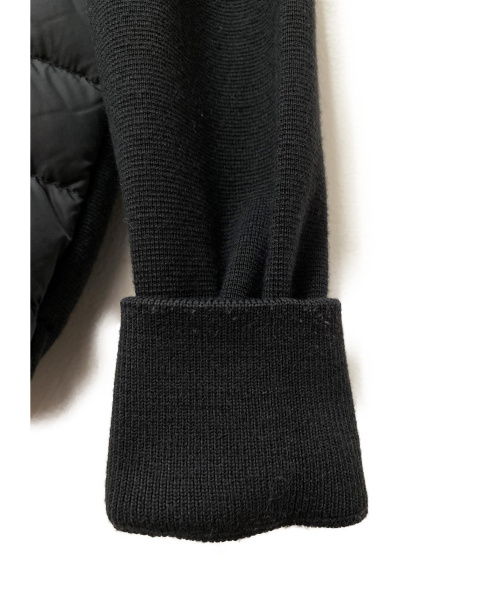 MONCLER（モンクレール）MONCLER (モンクレール) MAGLIONE TRICOT CARDIGAN ブラック サイズ:Lの古着・服飾アイテム