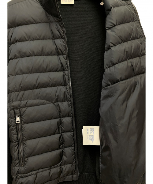 MONCLER（モンクレール）MONCLER (モンクレール) MAGLIONE TRICOT CARDIGAN ブラック サイズ:Lの古着・服飾アイテム